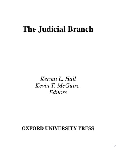 The Judicial Branch