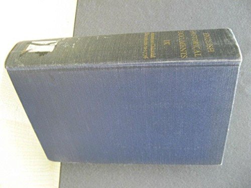 English Historical Documents: American Colonial Documents to 1776