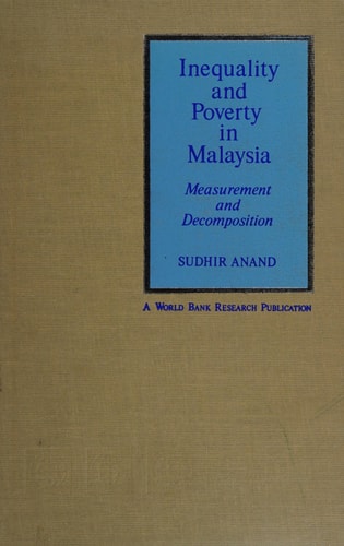 Inequality and Poverty in Malaysia: Measurement and Decomposition