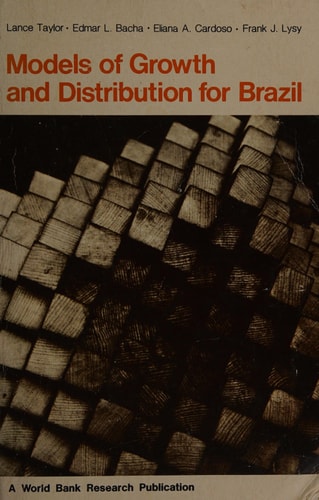 Models of Growth and Distribution for Brazil