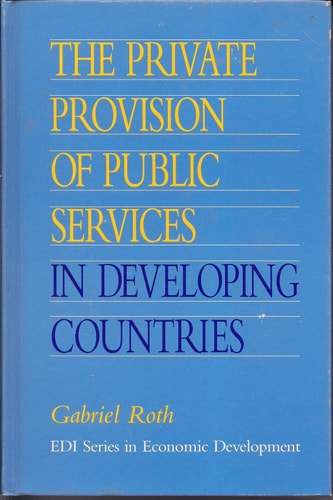 The Private Provision of Public Services in Developing Countries
