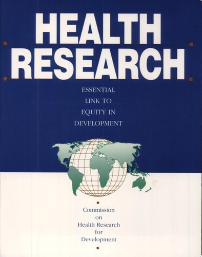 Health Research: Essential Link to Equity in Development