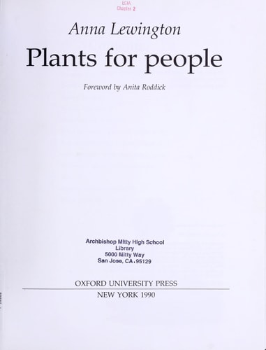 Plants for People