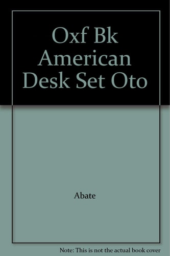 Oxford American Desk Set