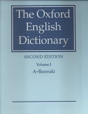 Oxford English Dictionary