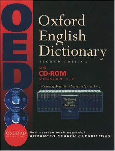 Oxford English Dictionary, Version 3.0: Single User Windows Version