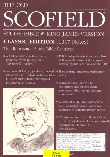 The Old ScofieldRG Study Bible, KJV, Classic Edition (Thumb-Indexed, Navy)