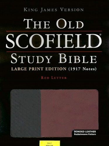 The Old Scofield Study Bible, KJV, Large Print Edition