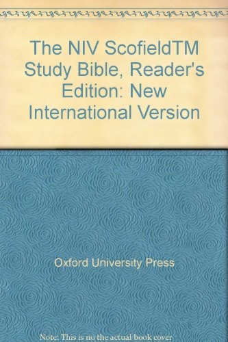 The NIV Scofield™ Study Bible, Reader's Edition: New International Version
