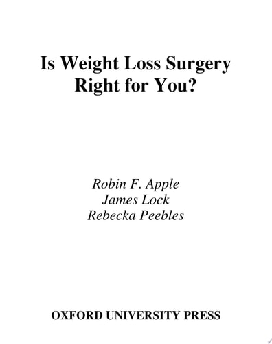 Is Weight Loss Surgery Right for You?