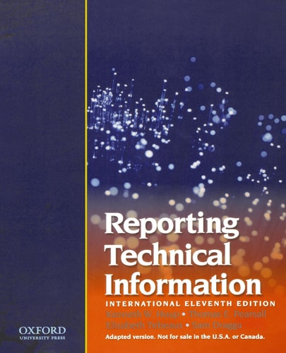 Reporting Technical Information