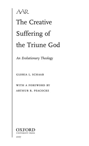 Creative Suffering of the Triune God: An Evolutionary Theology