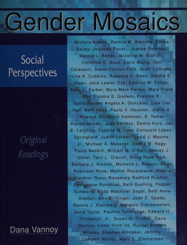 Gender Mosaics: Social Perspectives: Original Readings