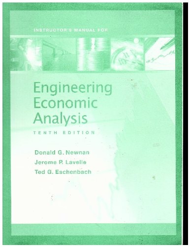 Engineering Economic Analysis