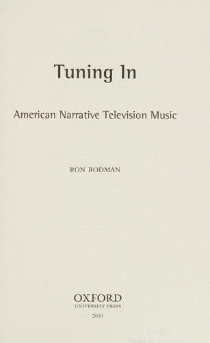 Tuning In: American Narrative Television Music