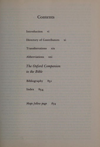 The Oxford Guide to the Bible