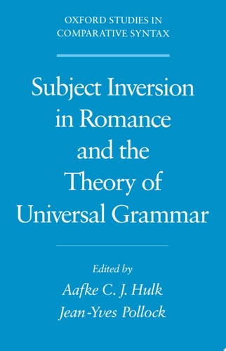 Subject Inversion in Romance and the Theory of Universal Grammar