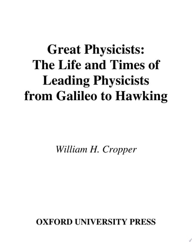 Great Physicists