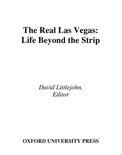 The Real Las Vegas Life Beyond the Strip