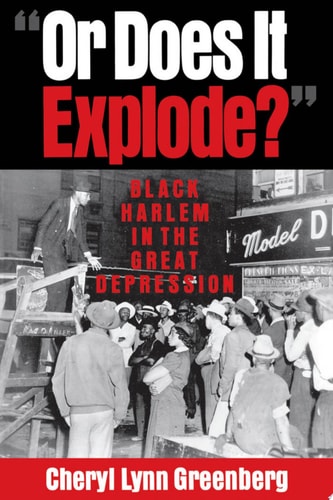 Or Does It Explode?: Black Harlem in the Great Depression
