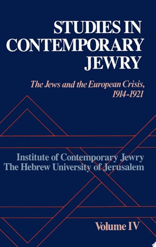 Studies In Contemporary Jewry