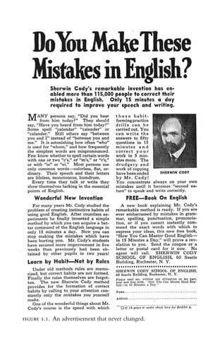 Do You Make These Mistakes in English?: The Story of Sherwin Cody's Famous Language School