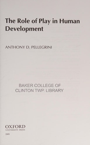 The Role of Play in Human Development
