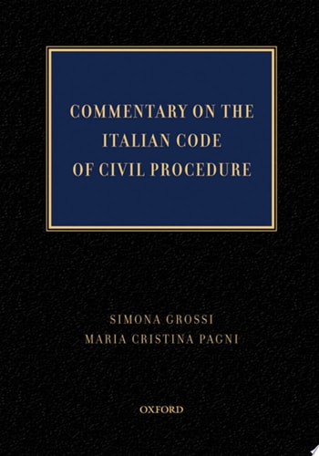 Commentary on the Italian Code of Civil Procedure