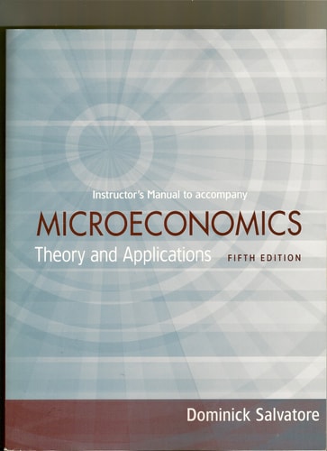 Microeconomics: Theory and Applications