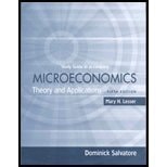 Microeconomics: Theory and Applications Study Guide
