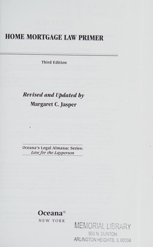 Home Mortgage Law Primer