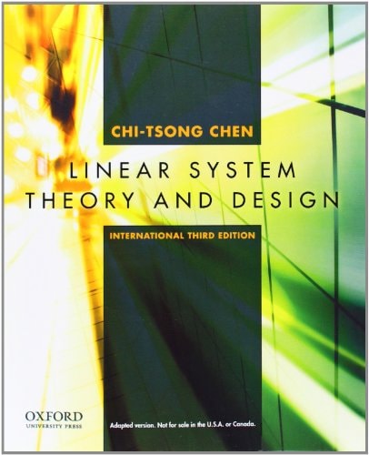 Linear System Theory and Design