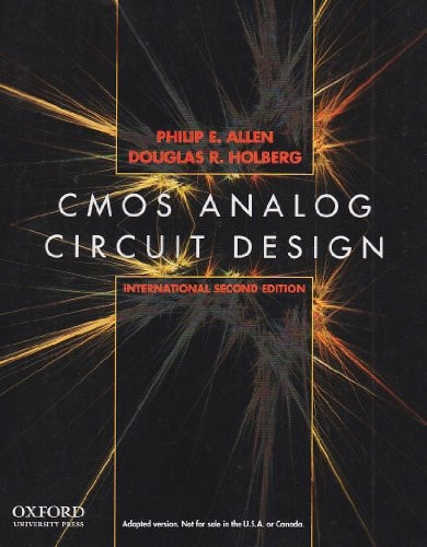 CMOS Analog Circuit Design
