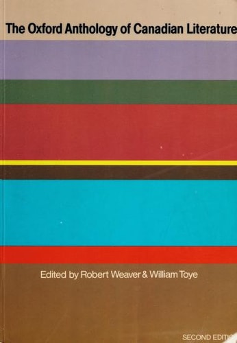 The Oxford Anthology of Canadian Literature