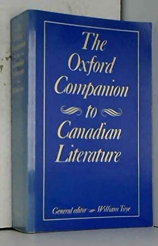 Oxford Companion to Canadian Literature