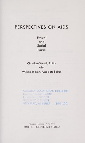 Perspectives on AIDS: Ethical and Social Issues