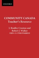 Community Canada: Teacher's Guide