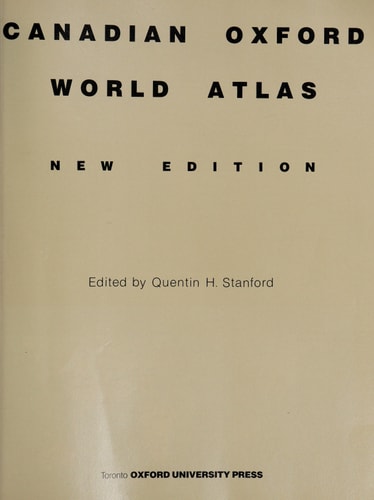 Canadian Oxford School Atlas