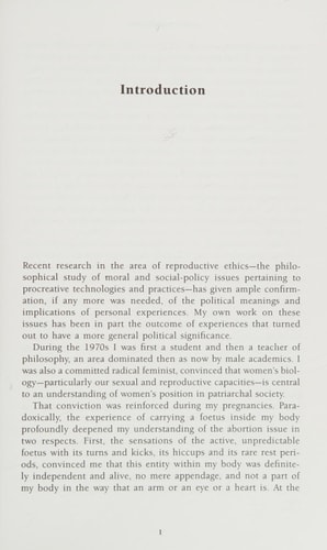 Human Reproduction: Principles, Practices, Policies