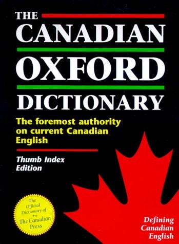 The Canadian Oxford Dictionary: Thumb-indexed