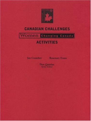 Women: Changing Canada: Activities Book