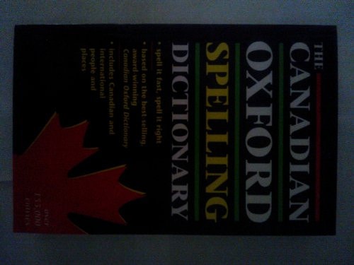 Canadian Oxford Spelling Dictionary