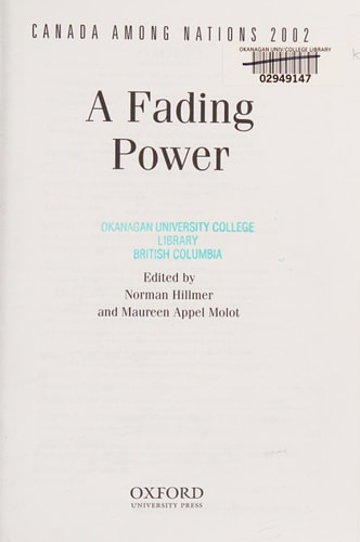 Canada Among Nations 2002: A Fading Power