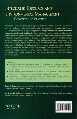 Integrated Resource and Environmental Management: Concepts and Practice