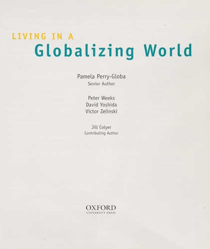 Living in a Globalizing World: Student Book
