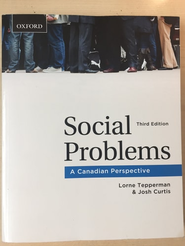 Social Problems: A Canadian Perspective
