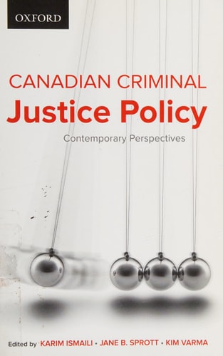 Canadian Criminal Justice Policy