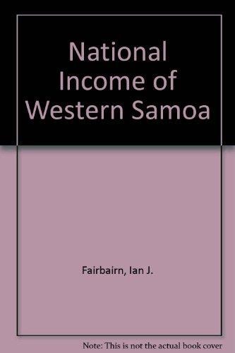 The National Income of Western Samoa