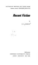 Recent Fiction: Australian Writers and Their Work