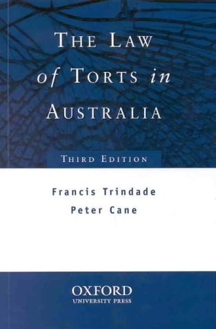 The Law of Torts in Australia